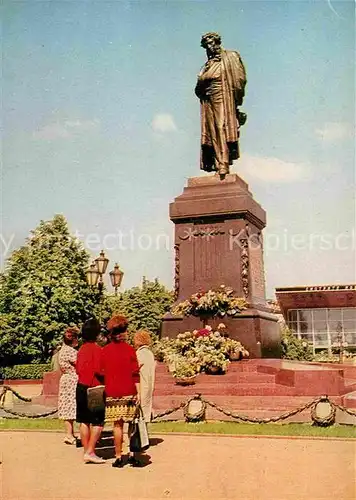 AK / Ansichtskarte Moscow Moskva Monument to A. S. Pushkin  Kat. Moscow