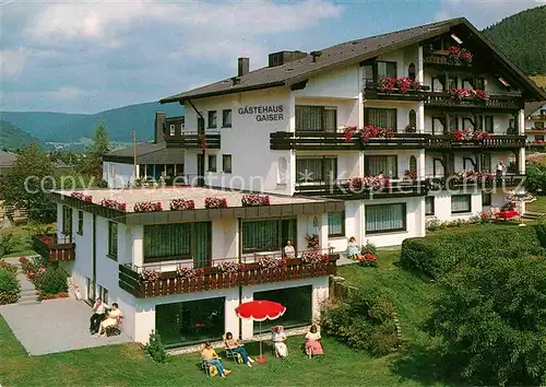 AK / Ansichtskarte Baiersbronn Schwarzwald Gaestehaus Gaiser Hotel Garni Kat. Baiersbronn