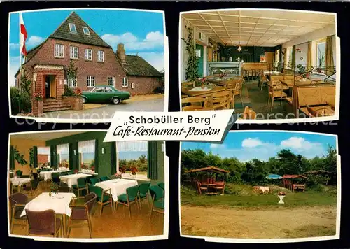AK / Ansichtskarte Schobuell Husum Cafe Schobueller Berg Restaurant Gastraeume Kat. Schobuell