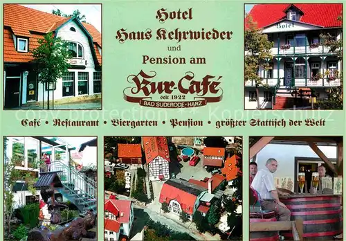 AK / Ansichtskarte Bad Suderode Hotel Haus Kehrwieder Teilansichten Kat. Bad Suderode