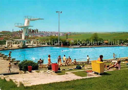 AK / Ansichtskarte Schweinfurt Freibad Kat. Schweinfurt