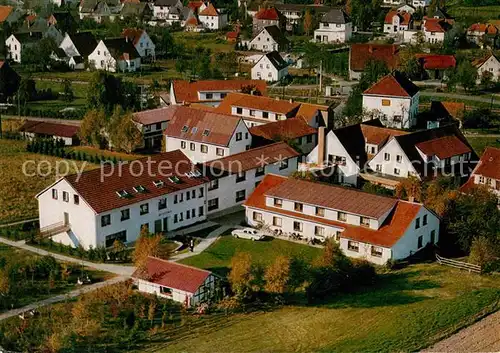 AK / Ansichtskarte Bad Holzhausen Luebbecke Fliegeraufnahme Pension Haus Stork Kat. Preussisch Oldendorf