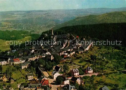 AK / Ansichtskarte Lichtenberg Oberfranken Fliegeraufnahme mit Blankenstein Kat. Lichtenberg