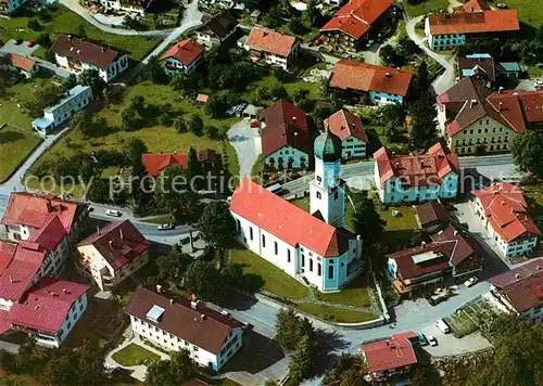 AK / Ansichtskarte Rettenberg Oberallgaeu Fliegeraufnahme mit Pfarrkirche St Stephan Kat. Rettenberg