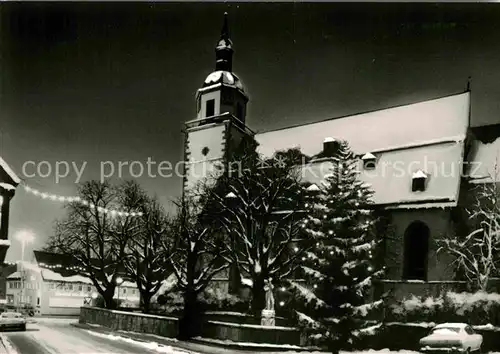 AK / Ansichtskarte Weilheim Teck Kirche Weihnachten  Kat. Weilheim an der Teck