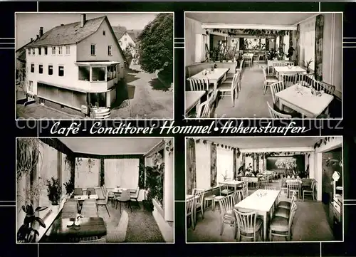 AK / Ansichtskarte Hohenstaufen Cafe Conditorei Hommel Kat. Goeppingen