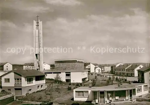 AK / Ansichtskarte Villingen Schwenningen Golden Buehl Kiosk Imbissstube Messmer Kirche Kat. Villingen Schwenningen