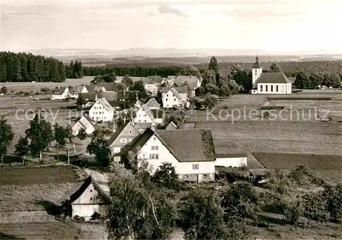 AK / Ansichtskarte Schoemberg Freudenstadt Panorama Kirche Kat. Seewald