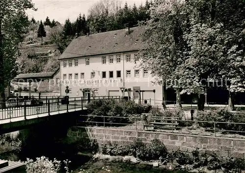 AK / Ansichtskarte Altensteig Schwarzwald Gasthof Pension Goldner Stern