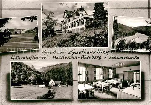 AK / Ansichtskarte ueberberg Heselbronn Gasthaus Hirsch Panorama Kat. Altensteig