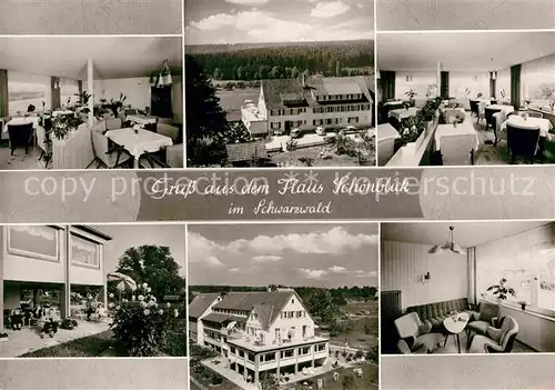 AK / Ansichtskarte Wart Altensteig Pension Haus Schoenblick Kat. Altensteig