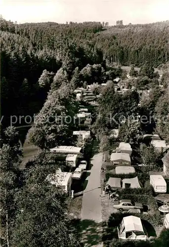 AK / Ansichtskarte Altensteig Schwarzwald Campingplatz