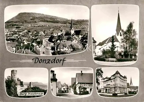 AK / Ansichtskarte Donzdorf Burg Staufeneck Kirche Panorama Kat. Donzdorf