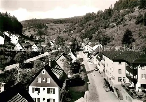 AK / Ansichtskarte Schoenmuenzach Gasthaus Pension zum Ochsen Luftaufnahme Kat. Baiersbronn