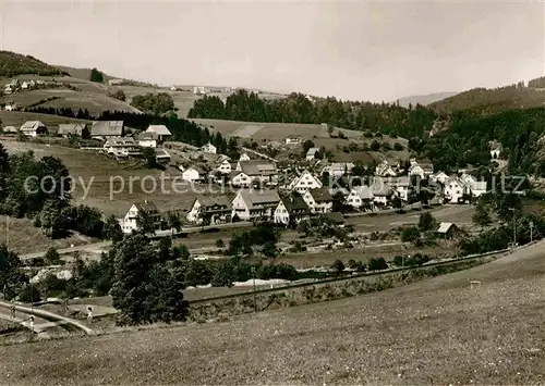 AK / Ansichtskarte Huzenbach Murgtal Panorama Kat. Baiersbronn