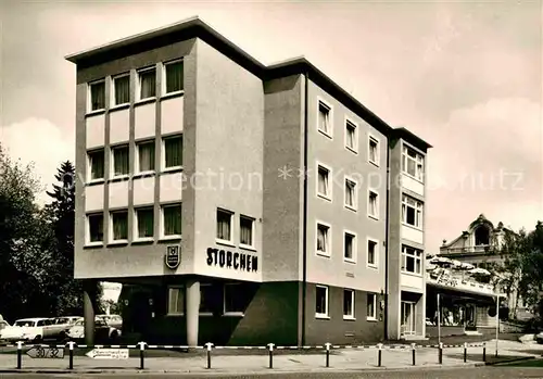 AK / Ansichtskarte Ravensburg Wuerttemberg Hotel Brauerei Gaststaette Storchen Frauentorplatz Kat. Ravensburg