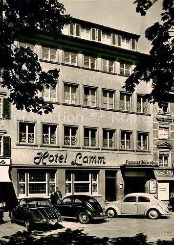 AK / Ansichtskarte Ravensburg Wuerttemberg Hotel Lamm  Kat. Ravensburg