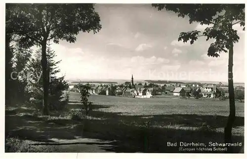 AK / Ansichtskarte Bad Duerrheim Teilansicht  Kat. Bad Duerrheim