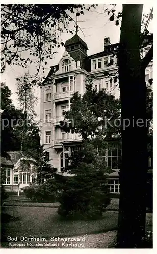 AK / Ansichtskarte Bad Duerrheim Kurhaus Kat. Bad Duerrheim