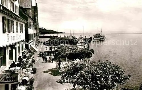 AK / Ansichtskarte Meersburg Bodensee Am Strand Kat. Meersburg