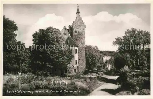 AK / Ansichtskarte Donautal Schloss Werenwag Gartenpartie Kat. Ulm