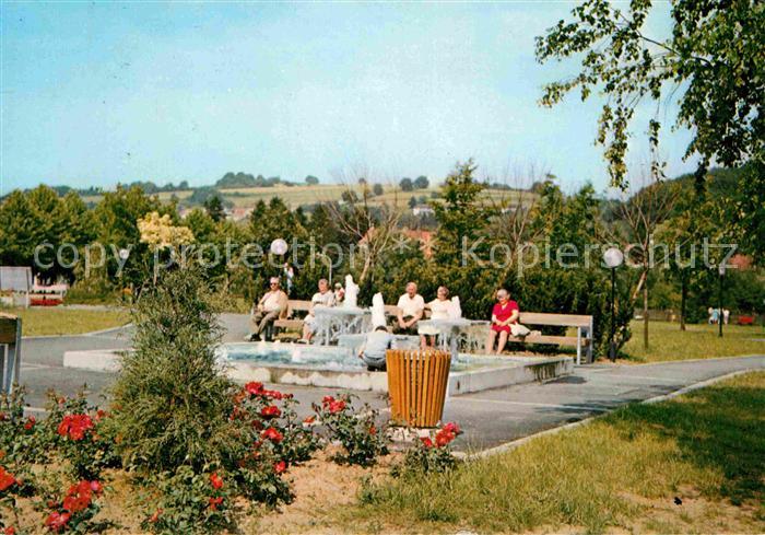 AK / Ansichtskarte Bad Soden Salmuenster Stadtbild mit Kirche Koenig ...