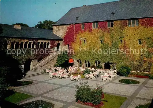 AK / Ansichtskarte Trier Simeonstift 11. Jhdt. Brunnenhof Cafe Restaurant Kat. Trier