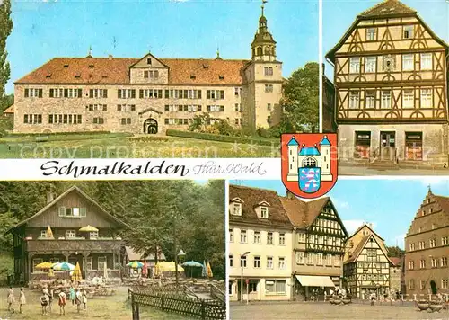 AK / Ansichtskarte Schmalkalden Schloss Wilhelmsburg Lutherhaus HOG Ehrental Altmarkt Kat. Schmalkalden