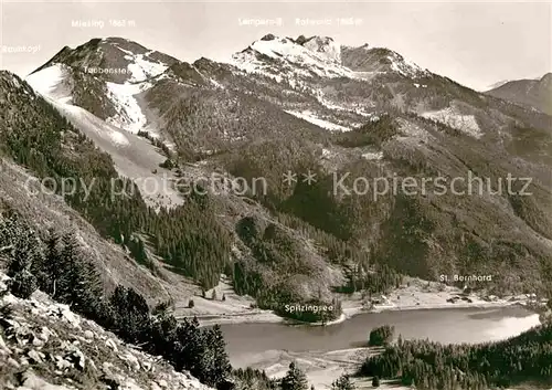 AK / Ansichtskarte Spitzingsee mit Rotwand Kat. Schliersee