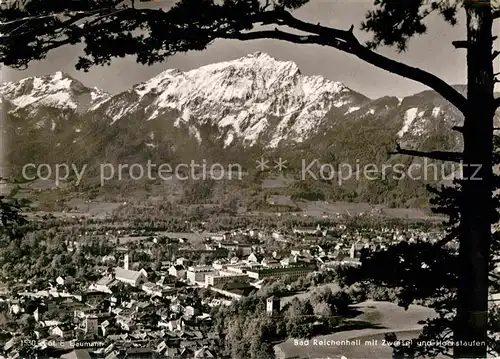 AK / Ansichtskarte Bad Reichenhall mit Zwiesel und Hochstaufen Kat. Bad Reichenhall