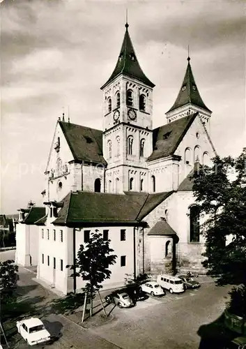 AK / Ansichtskarte Ellwangen Jagst Romanische Basilika mit gotischem Kreuzgang Kat. Ellwangen (Jagst)