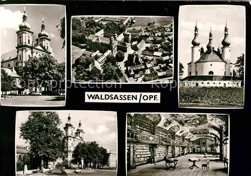 AK / Ansichtskarte Waldsassen Fliegeraufnahme Kirchen  Kat. Waldsassen