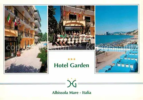 AK / Ansichtskarte Albissola Hotel Garden Strand