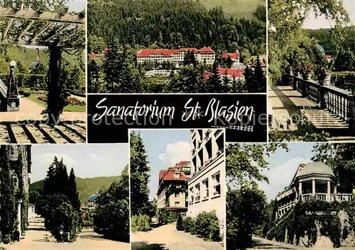 AK / Ansichtskarte St Blasien Sanatorium  Kat. St. Blasien
