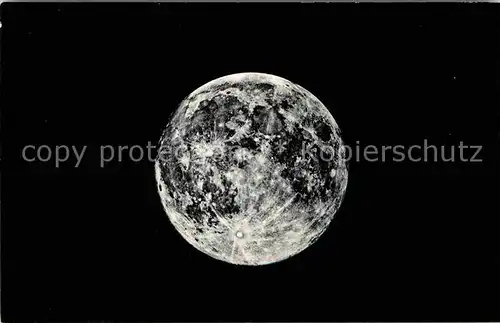 AK / Ansichtskarte Astronomie Vollmond Full Moon  Kat. Wissenschaft Science