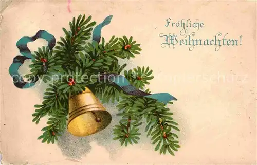 AK / Ansichtskarte Weihnachten Kirchenglocke Litho  Kat. Greetings