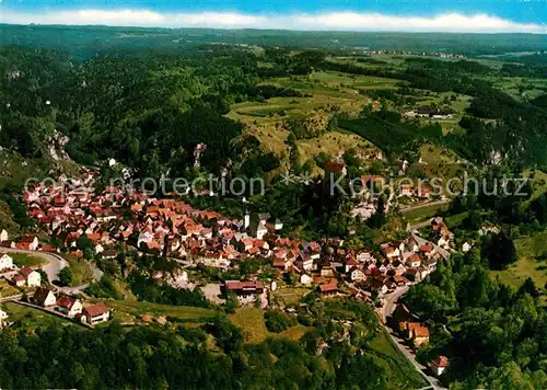 AK / Ansichtskarte Pottenstein Oberfranken Fliegeraufnahme  Kat. Pottenstein