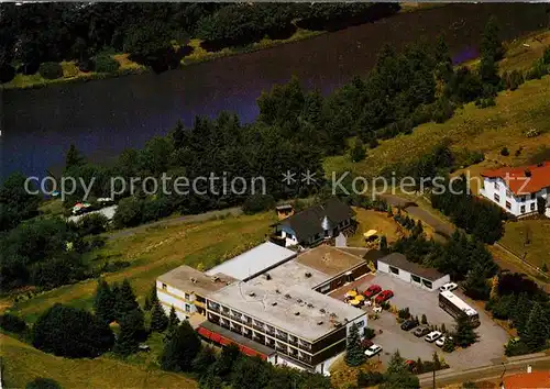 AK / Ansichtskarte Gerolstein Seehotel am Stausee Fliegeraufnahme  Kat. Gerolstein