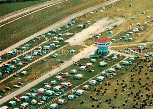 AK / Ansichtskarte Wremen Fliegeraufnahme mit Campingplatz und Strandhalle Kat. Wremen