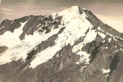 AK / Ansichtskarte Saastal Weissmies Gebirgspanorama Walliser Alpen Kat. Saas Fee