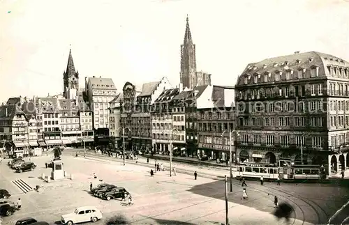 AK / Ansichtskarte Strasbourg Alsace Place Kleber Kat. Strasbourg