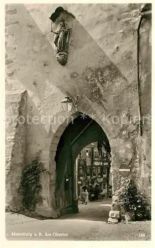 AK / Ansichtskarte Meersburg Bodensee Am Obertor Kat. Meersburg