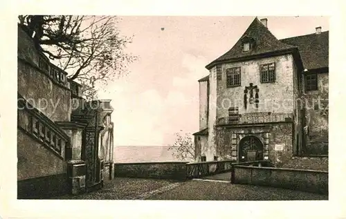 AK / Ansichtskarte Meersburg Bodensee Schlosseingang Kat. Meersburg