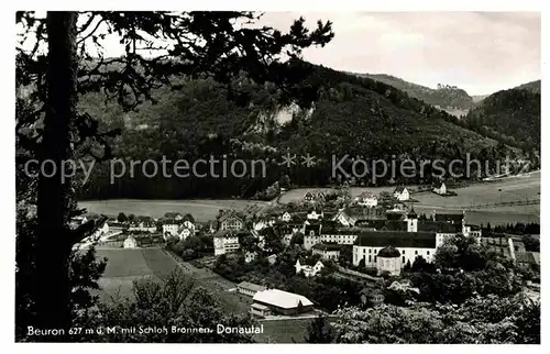 AK / Ansichtskarte Beuron Donautal mit Schloss Bronnen Kat. Beuron