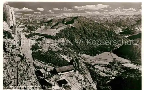 AK / Ansichtskarte Wendelsteinhaus mit Blick auf Bayrischzell Kat. Bayrischzell