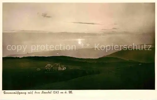 AK / Ansichtskarte Waldkirch Breisgau Sonnenaufgang am Kandel Kat. Waldkirch