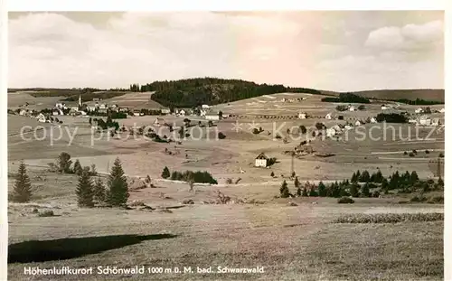 AK / Ansichtskarte Schoenwald Schwarzwald Panorama Kat. Schoenwald im Schwarzwald