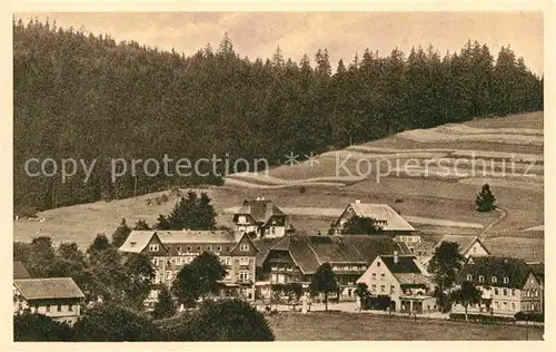 AK / Ansichtskarte Schoenwald Schwarzwald Teilansicht Kat. Schoenwald im Schwarzwald