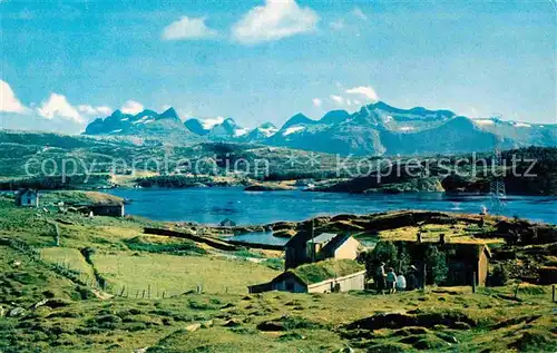 AK / Ansichtskarte Oslo Norwegen Panorama country near Oslo Fishing villages Fjords Mountains Kat. Oslo