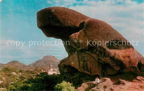 AK / Ansichtskarte Mount Abu Toad Rock Kat. Mount Abu